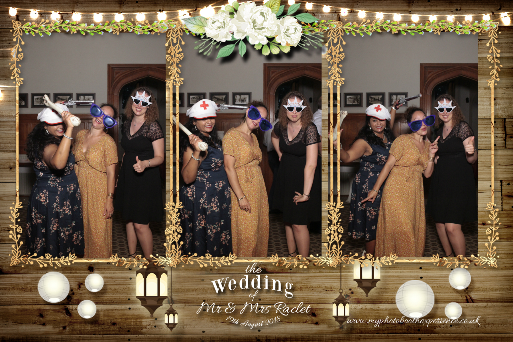 Mr & Mrs Raclet | View more photos from the event at gallery.myphotoboothexperience.co.uk/u/MyPhotoBoothExperienceLtd/Mr-Mrs-Raclet